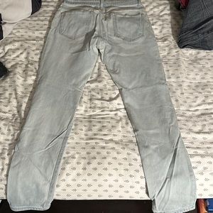 Selling a pair of fashion nova light wash jeans size 36 men